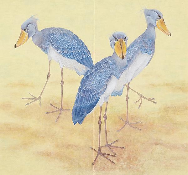 ハシビロコウ 06年度 日本画コース 卒業制作 卒業研究 作品 論文集 06年度 Airuキャンパス