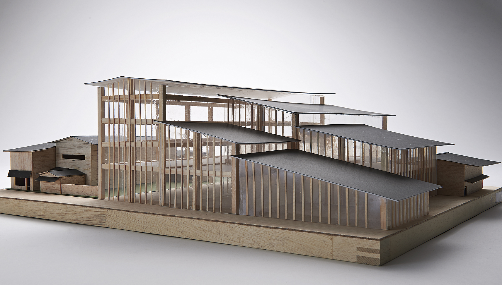 町並みを形成する建築群 現代の構法における日本的建築の表現 17年度 建築デザインコース 卒業制作 卒業研究 作品 論文集 17年度 Airuキャンパス